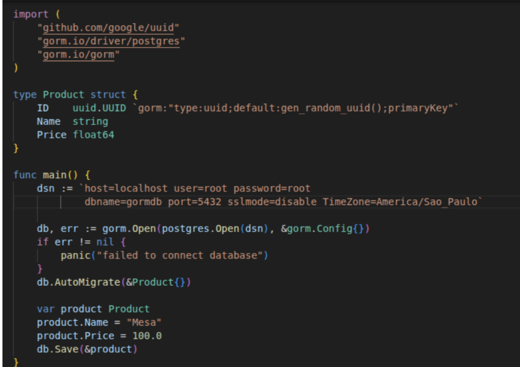 Vamos falar sobre GORM em Golang.